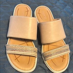 Beige Born Shore Sandals